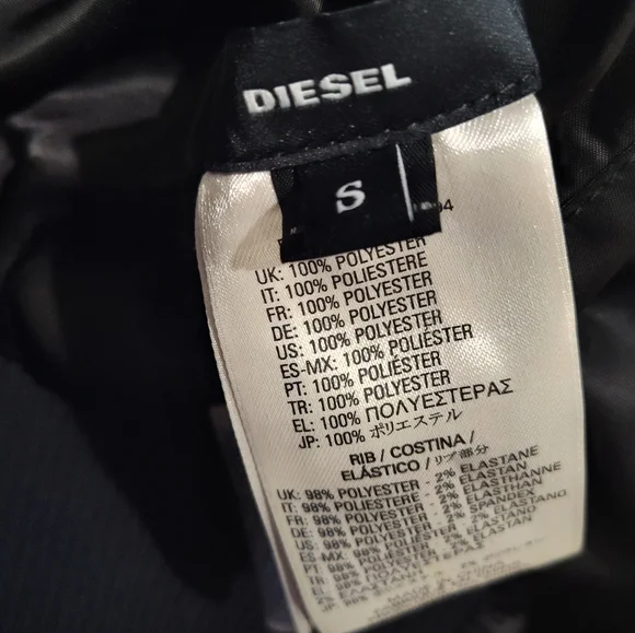 Diesel Black Jacket with Colorful Embroidery - Picture 11 of 14